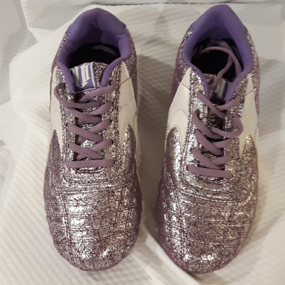 Eleven sneakers purple and white size 8